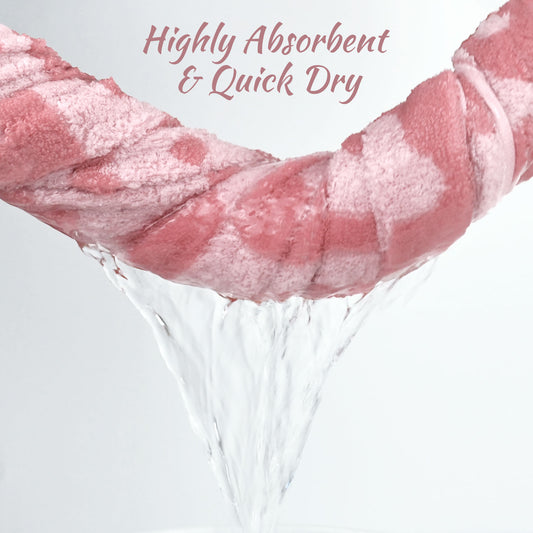 Jacquotha 2-Pieces Luxury Bath Towels Checkered Floral, Flower Towels for Women Girls Shower Body 27.5x55 Inches, Valentines Decor for Bathroom & Pool Days, Cotton