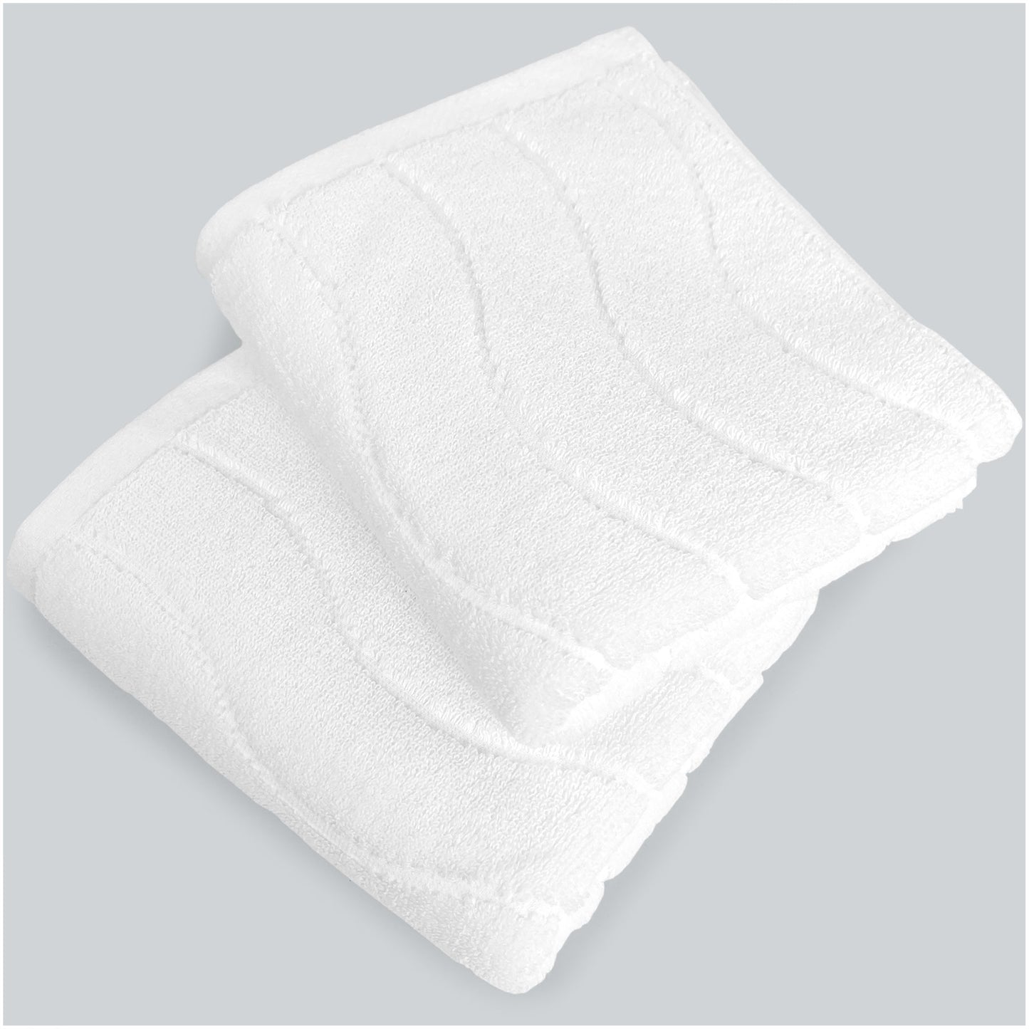 Jacquotha Wavy Striped Cotton Hand Towels, Set of 2, Dry Your Hand Instantly, 13x29 Inches, Mustard Kitchen Bathroom Towel