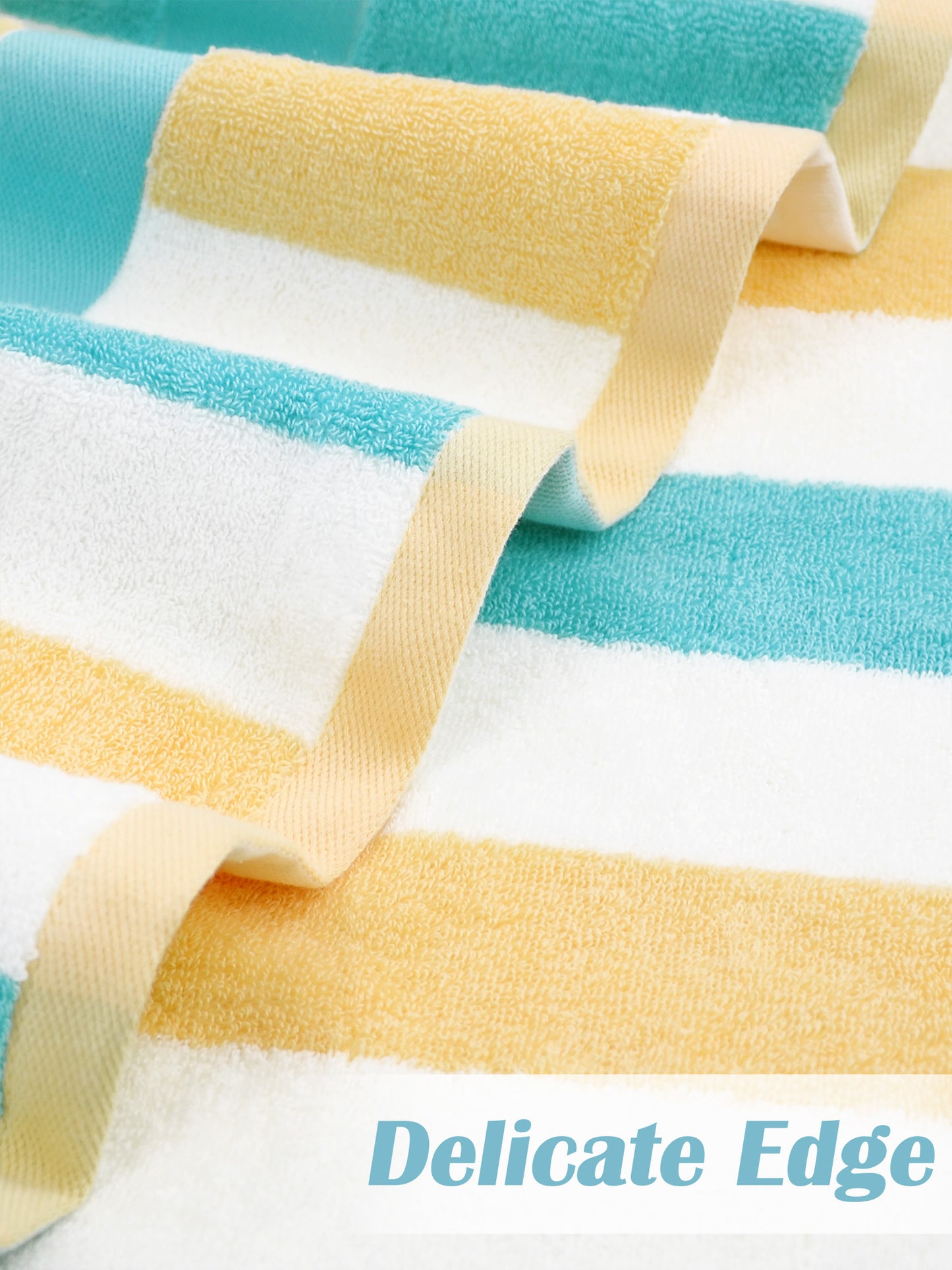 Jacquotha Stripe Shower Towels 2 Pack, Super Absorbent Quick Dry Bathroom Towels for Daily Use, Large Bath Towels Set for Men Women, 55 x 27.5 Inches