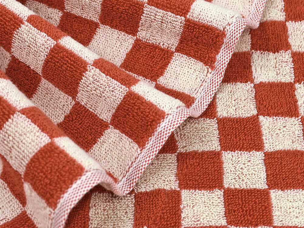 Jacquotha Hand Towels for Bathroom Set of 4 - Cute Checkered Bathroom Towels for Kitchen Decor, Lightweight for Bath Face Body